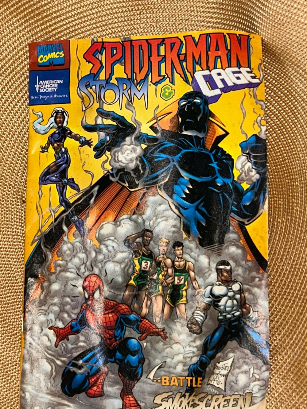 Spider-Man Storm & Cage Battle Smokescreen Multi Year Special Edition Comic Book